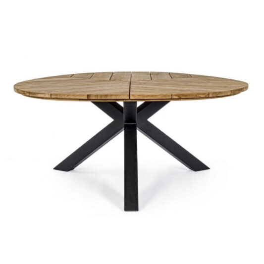 Stół Palmiano okrągły RT02 160 cm czarny