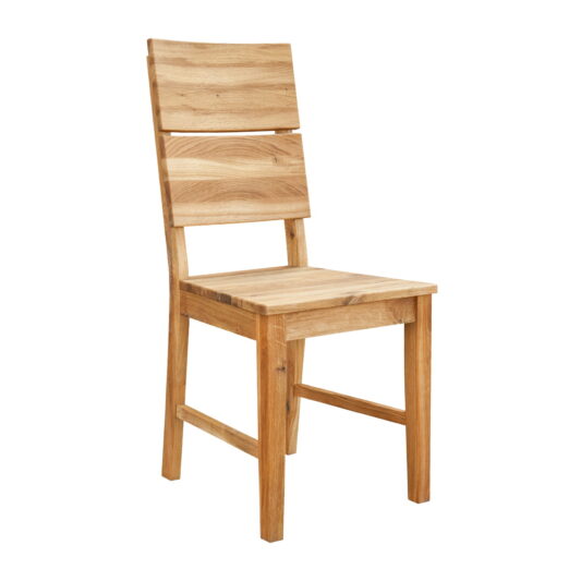 Drewniane dębowe krzesło do jadalni Verto