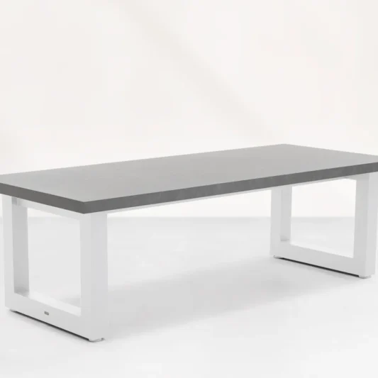 Stół obiadowy 300x100 Stelvio White Ceramiczny