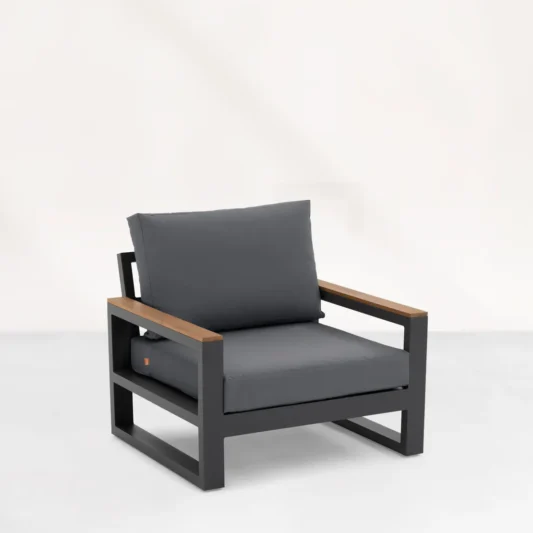 Fotel aluminiowy Soho Lava Teak