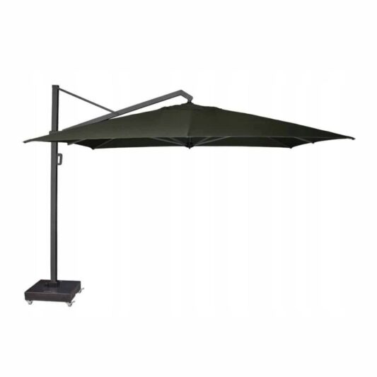 Duży parasol ogrodowy prostokątny ICON 4m x 3m - Faded Black