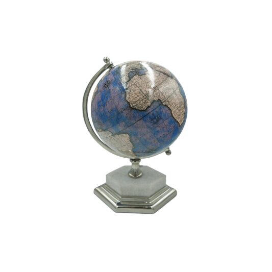 Globus mapa świata z kamieniem