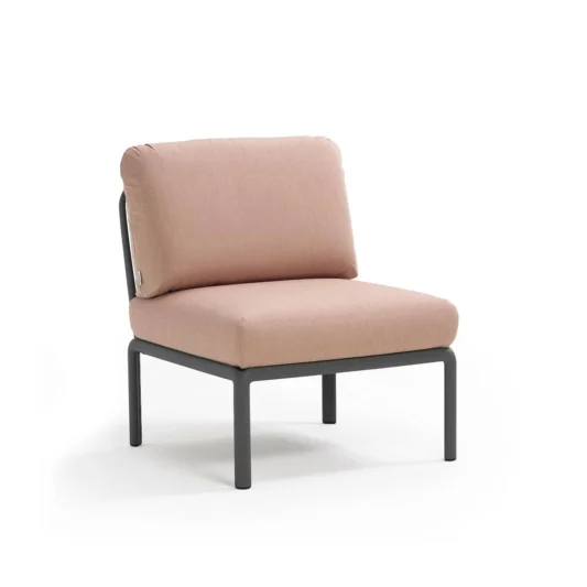 Fotel Komodo Elemento Centrale Nardi ANTRACITE rosa quarzo