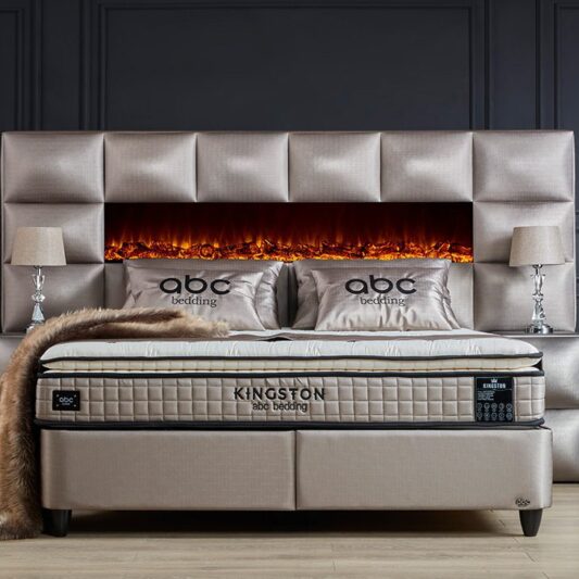 Łóżko kontynentalne Marbella Belluna z kolekcji Prestige z materacem
