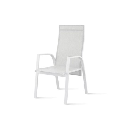 Krzesło ogrodowe ALICANTE białe